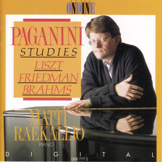 Piano Recital: Raekallio, Matti - Liszt, F. / Friedman, I. / Brahms, J. (Paganini Studies)