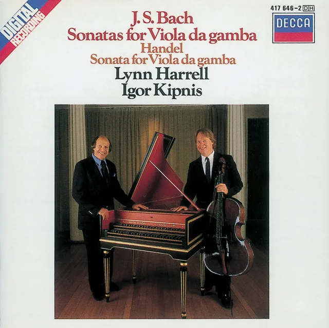 Sonata For Viola Da Gamba And Harpsichord No. 2 In D, BWV 1028: 1. Adagio