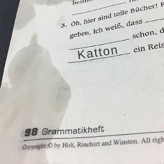 Grammatikheft by Katton