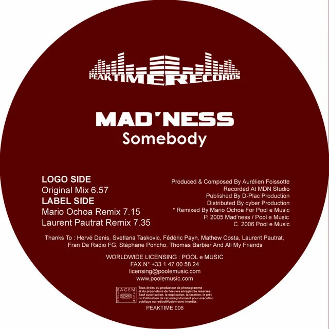 Somebody - Mario Ochoa Remix