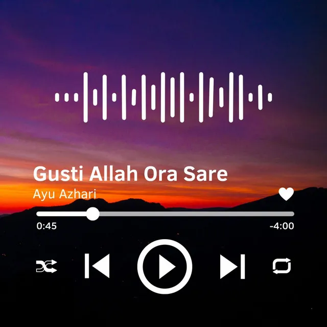 Gusti Allah Ora Sare