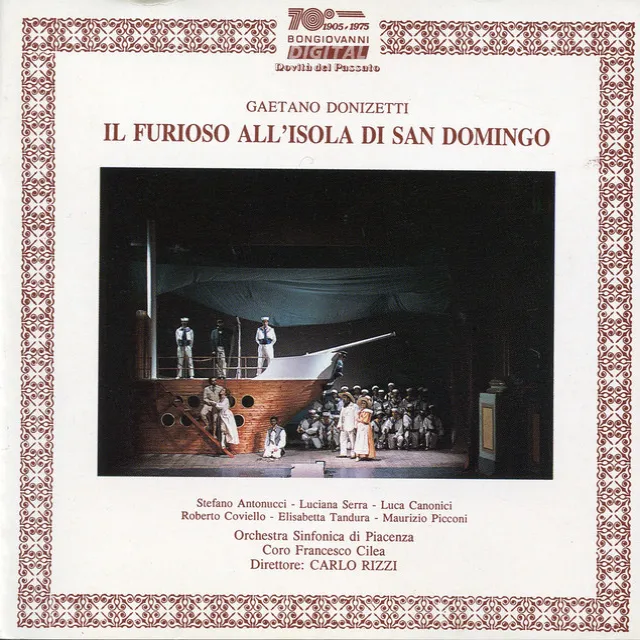 Il furioso nell'isola di San Domingo, Act I Scenes 12-14: Vive un german più giovane - E la sua voce - Ma qui sperarne indizio (Cardenio, Eleonora, Marcella, Bartolomeo, Fernando, Kaidama)