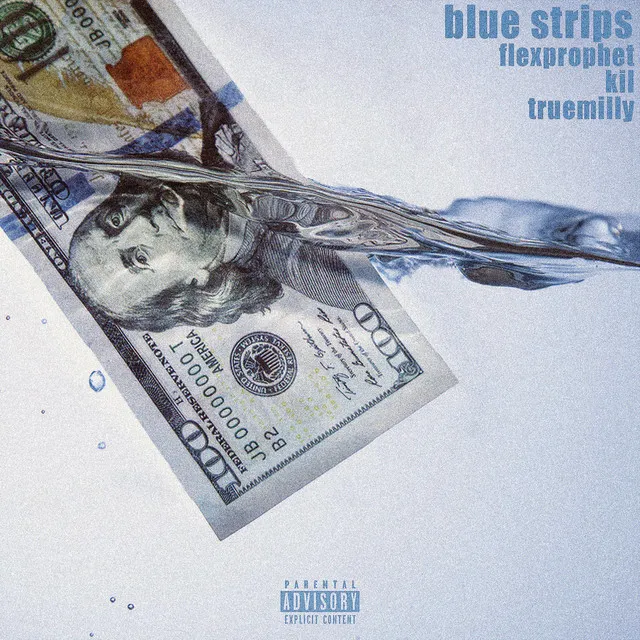 blue strips