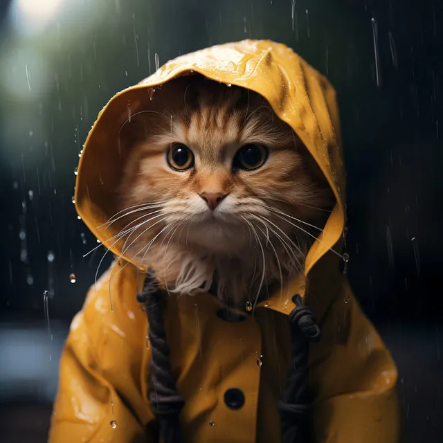 Música Combinada Con Lluvia: Serenidad Con Lluvia Para Gatos