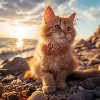 Refugio Del Océano Para Gatos: Ambiente Relajante Junto Al Mar by Jukebox de música de gato