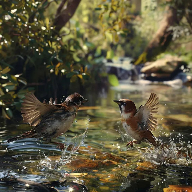 Calm Creek and Chirping Companions