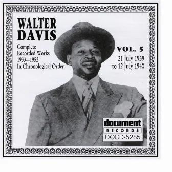 Walter Davis Vol. 5 1939-1940 by Walter Davis