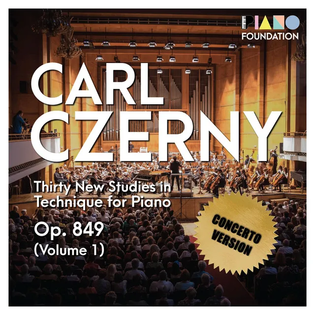 Czerny Op. 849 Etude No. 8: Allegro (Orchestral Accompaniment only)