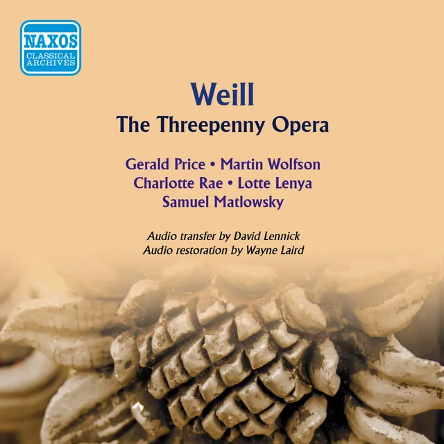 Die Dreigroschenoper (The Threepenny Opera) (arr. M. Blitzstein): The Ballad of Mack the Knife (Street singer)