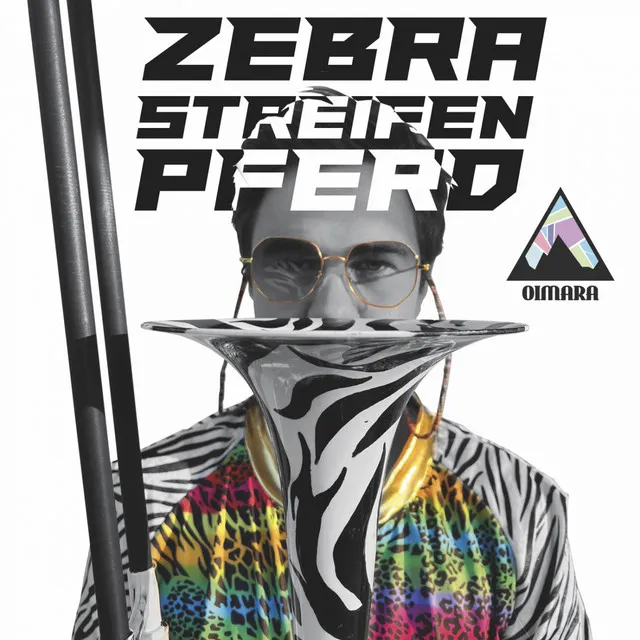 Zebrastreifenpferd