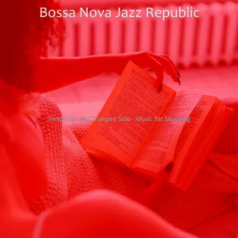 Tenor Sax and Trumpet Solo - Music for Studying by Bossa Nova Jazz Republic