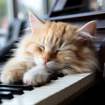 Música De Piano: Los Gatos Ocio Reflejan Calma by Teclas de canalón