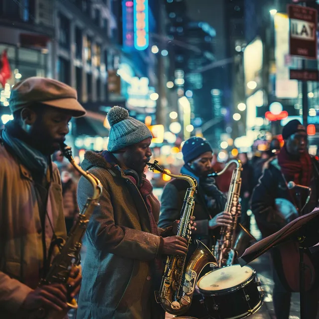 Flujo De Ritmos De Medianoche: Música Jazz Urbana