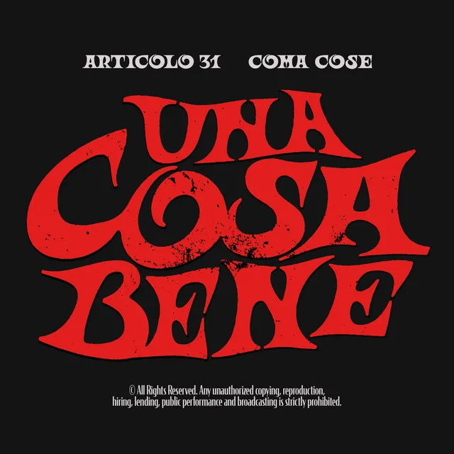 UNA COSA BENE (feat. Coma_Cose)