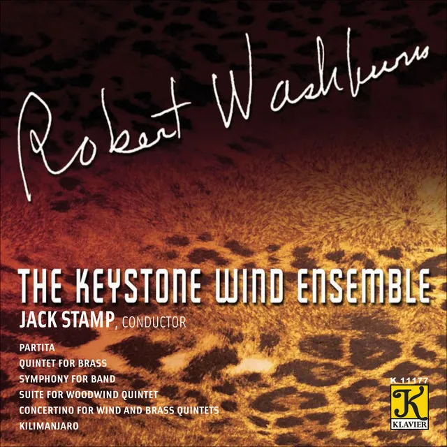 Washburn, R.: Partita / Brass Quintet / Symphony for Band / Suite / Concertino