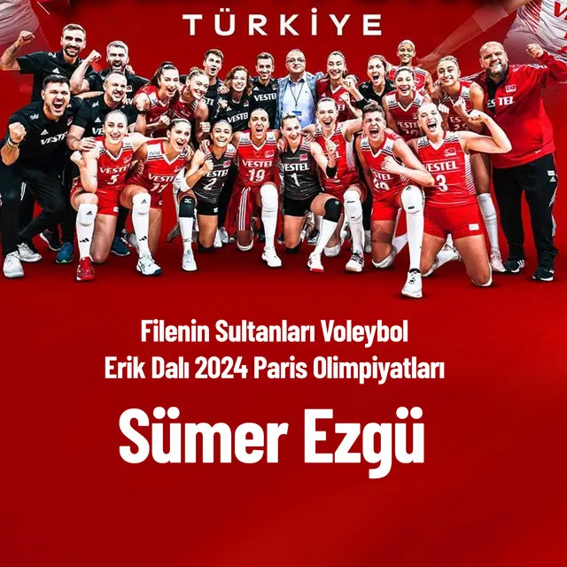 Filenin Sultanları Voleybol Erik Dalı 2024 Paris Olimpiyatları