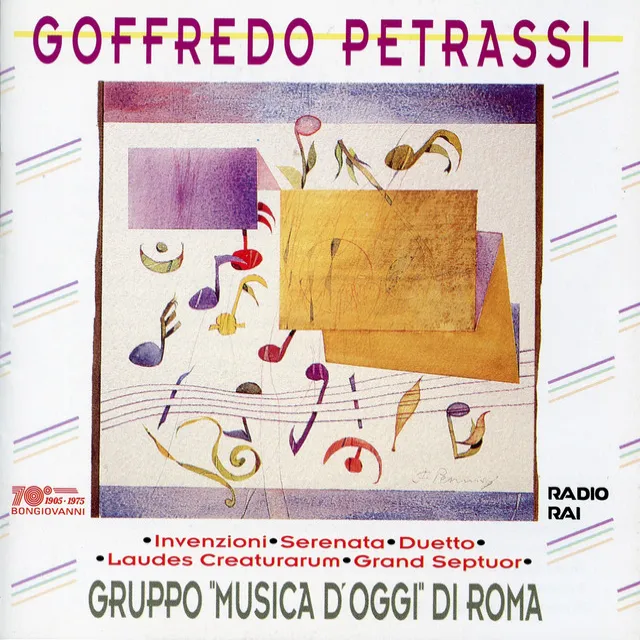 Petrassi: Invenzioni, Serenata, Duetto, Laudes creaturarum & Grand septuor