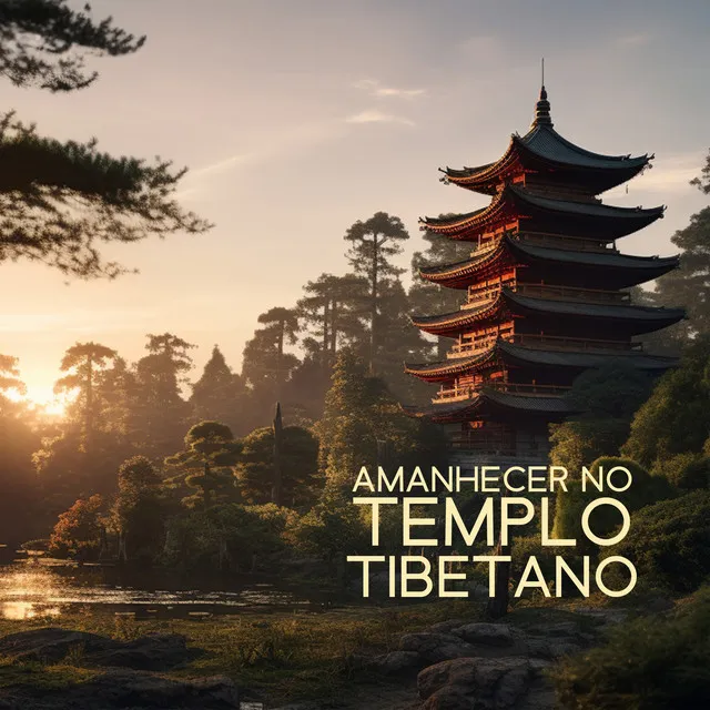 Amanhecer no Templo Tibetano