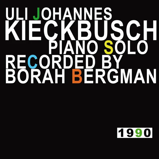 Piano Solo Recorded by Borah Bergman 1990