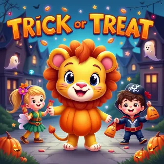 Trick or Treat with Baby Lion by Kids