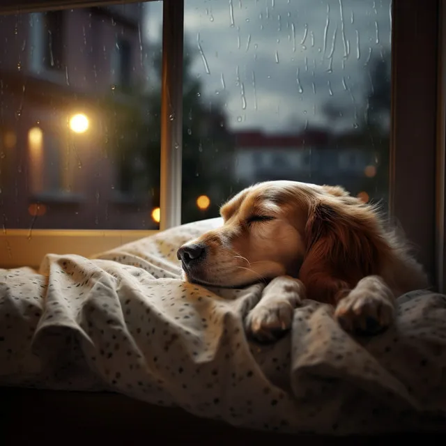 Perros Tranquilos: Sonidos De Lluvia Y Ritmos Binaurales