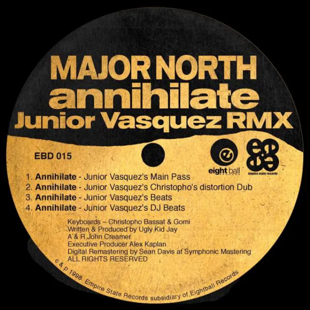 Annihilate Junior Vasquez Christopho Distortion Dub - Junior Vasquez Remix