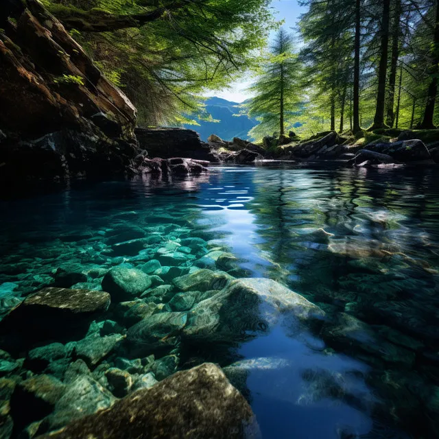 Cadencia De Enfoque Pensativo Del Lago: Refrán Del Oasis Del Enfoque