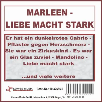 Liebe macht stark by Marleen