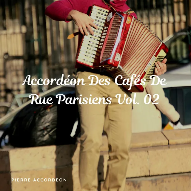 Un Café Au Lait Et Croissant en Terrasse - Accordeon Version