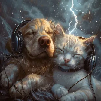 Pets Thunder Sounds: Quiet Calm by Nature on Record