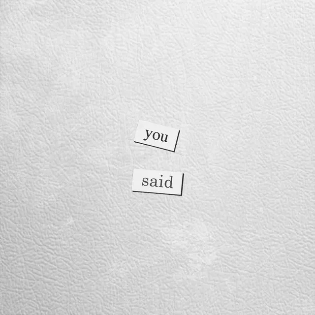 You Said