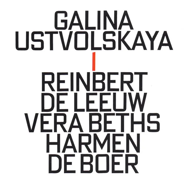 Galina Ustvolskaya: 1