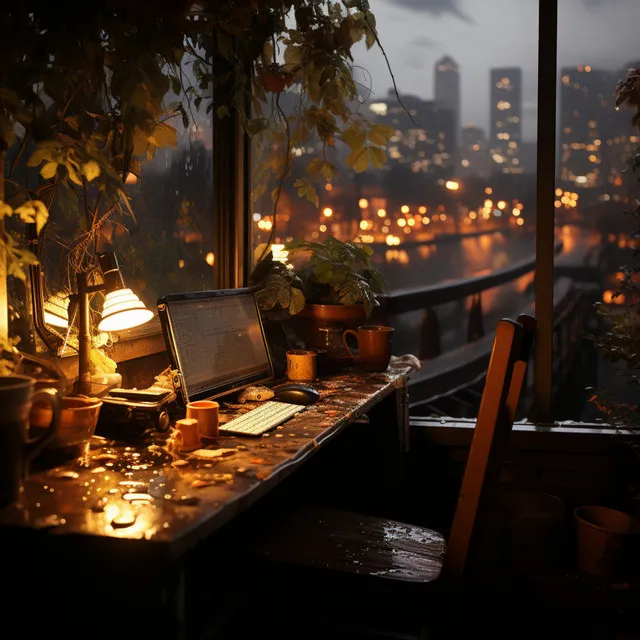 Estudio Con Música De Lluvia