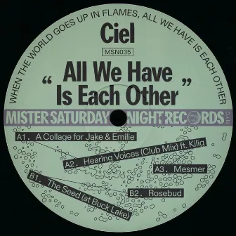 All We Have Is Each Other by Ciel