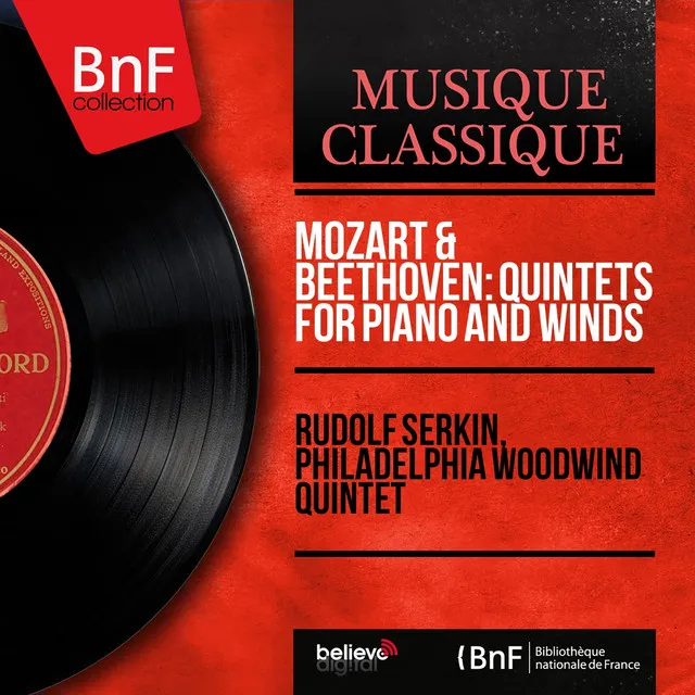 Mozart & Beethoven: Quintets for Piano and Winds (Mono Version)