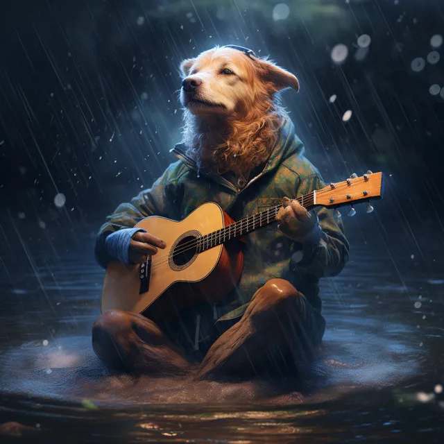 Canine Harmony: Rain Raindrops Music