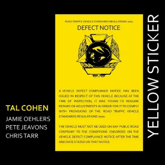 Yellow Sticker by Tal Cohen