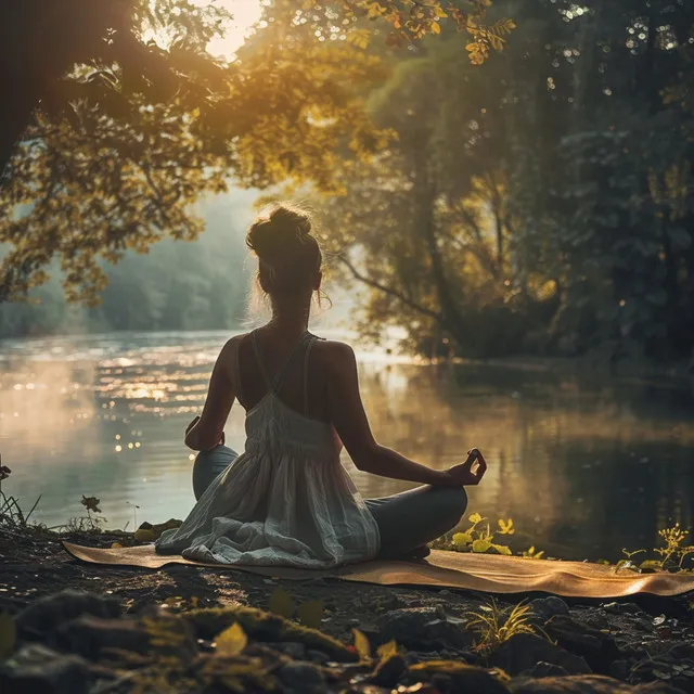 Música De Yoga De Río Que Fluye Para La Armonía