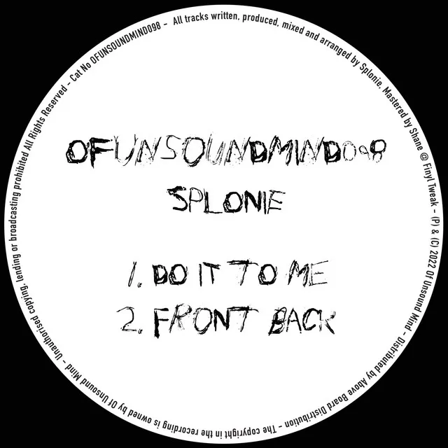 Do It to Me / Front Back