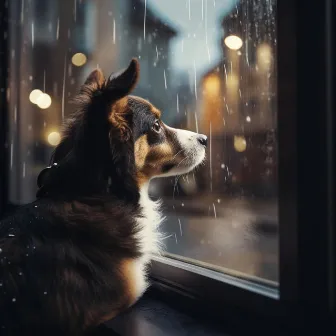 Sonidos De Lluvia Para Compañeros Peludos: Felicidad De Perros by Alma serena