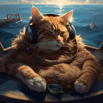 Cats Seascape: Ocean Melodies Harmony by Hidden Baltic Waves