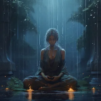 Música Combinada Con Lluvia: Oasis De Meditación En La Lluvia by Gurú Dzen