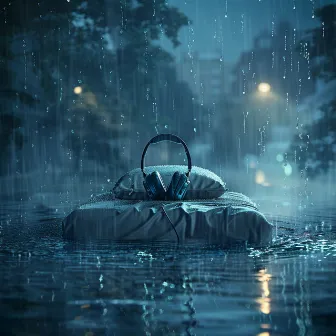 Sleeping to Rain: Nocturnal Showers Harmony by Brainwave Binaural System