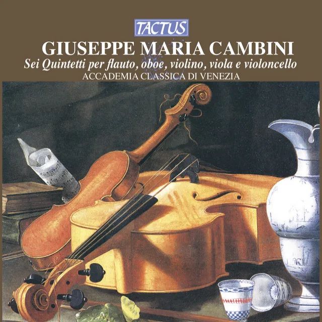 Cambini: Sei quintetti per flauto, oboe, violino, viola e violoncello