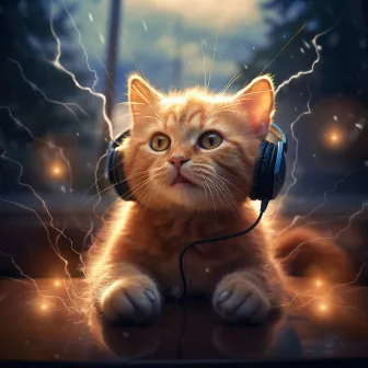 Thunder Purr: Cats Serene Notes by Manifestation Frequencies