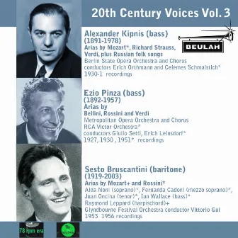 20th Century Voices, Vol. 3 by Alexander Kipnis