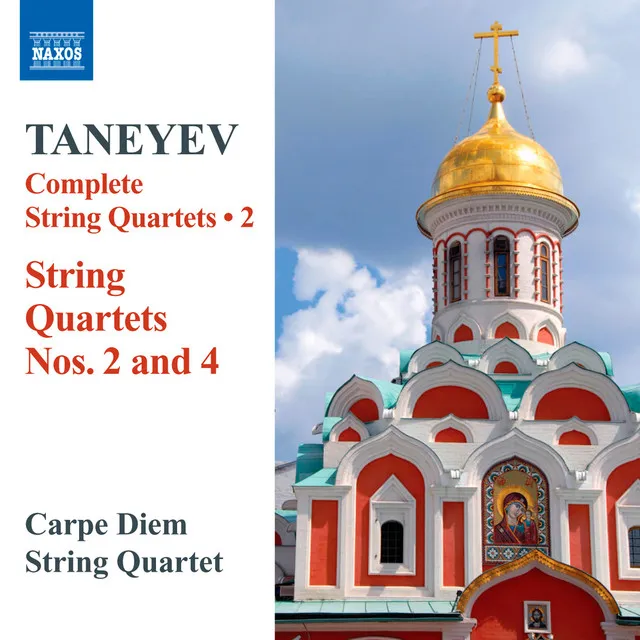 Taneyev: Complete String Quartets, Vol. 2