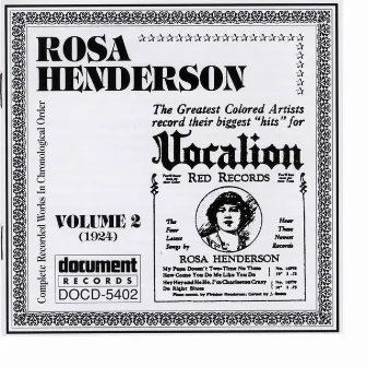 Rosa Henderson Vol. 2 (1924) by Rosa Henderson