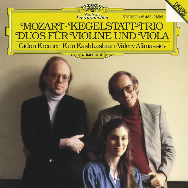 Duo for Violin and Viola in G, K.423: 2. Adagio