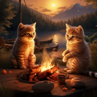 Eternal Firelight Aria for Cats: Music for Stress Relief by Weather Batches